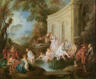 Uimarit tekijältä Jean-Baptiste Joseph Pater